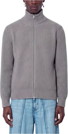 Maison Margiela Cardigan Kaban in Maglia - - Knitwear - Uomo - Grigio - M