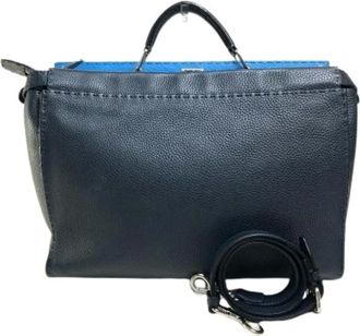 Fendi Pre-owned Handbags, female, Blue, Size: ONE SIZE Pre-owned Leather fendi-bags