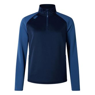 Canterbury Of New Zealand Dames Elite Quarter Zip Basislaag Top (Marineblauw/True Navy Marl)