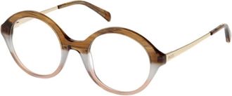 Pucci Stijlvolle brilmonturen in lichtbruin - unisex - Brillen - Bruin - 51 MM - Accessoires