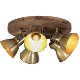vidaXL Lampada a Soffitto 25 W Ottone Anticato 50x50x25 cm E27 vidaXL860230