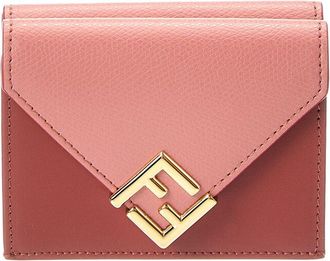 Fendi Fendi Ff Diamonds Leather Wallet