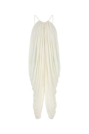 Loewe White Silk Dress