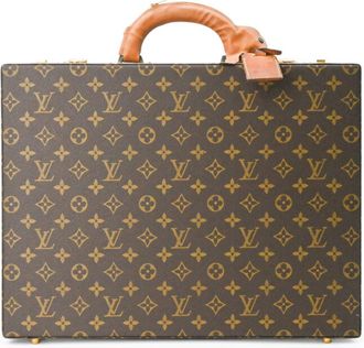 Louis Vuitton Brown Monogram Leather Attach&eacute; Case (Pre-Owned)