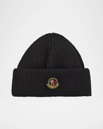 Moncler Men & apos;s Wool and Cashmere Beanie