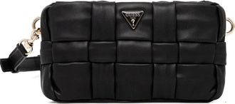 Guess Co Marion braided adjustable shoulder bag - women - Polyurethane - OS - Black