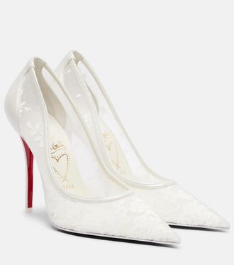 Christian Louboutin Salones Miss Z con piel florales