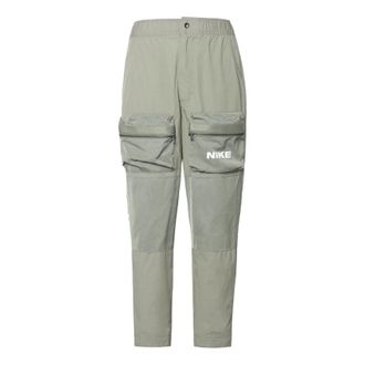 Nike Mens Nike 3D Big Pocket Logo Printing Sports Pants/Trousers/Joggers Light Green DC6958-320