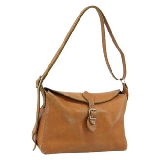Fendi Pre-owned Cross Body Bags, female, Brown, Size: ONE SIZE Pre-owned Vintage Shoulder Bag