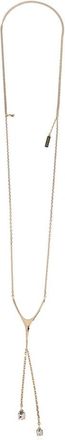 Alexander McQueen Wishbone Necklace - Dames - Kettingen - Geel - ONE Size - Accessoires