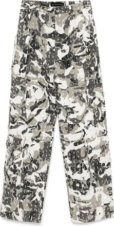 Who Decides War by Ev Bravado Micro Distressed Cargo Jeans