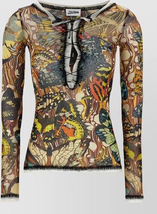 Jean Paul Gaultier printed cardigan
