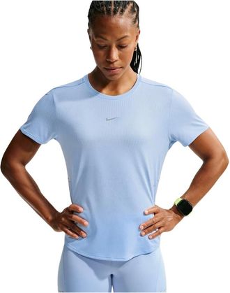 Nike Swift Aero-FIT Short-Sleeve Running Top - Dames - Sport - Blauw - Maat: XL Poliester