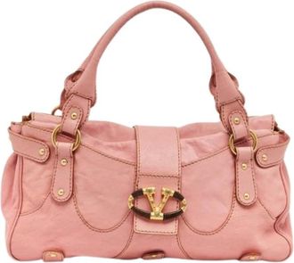 Valentino Pre-owned Handbags, female, Pink, Size: ONE SIZE Pre-owned Leather Handbag