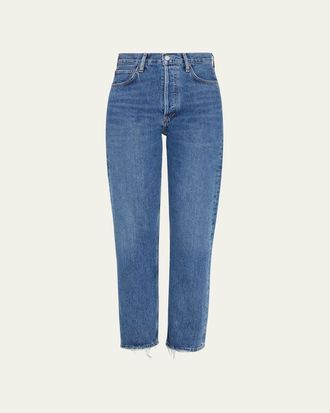 A Gold E 90s Pinch Waist Vintage Straight-Leg Jeans