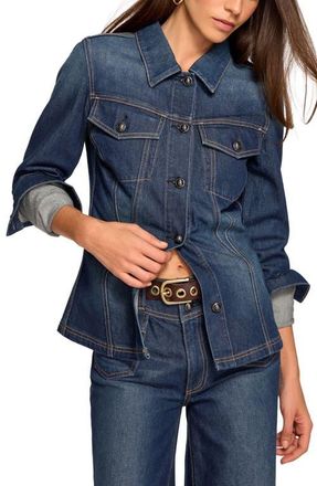 Ramy Brook Dani Denim Jacket in Dark Fade at Nordstrom, Size 00