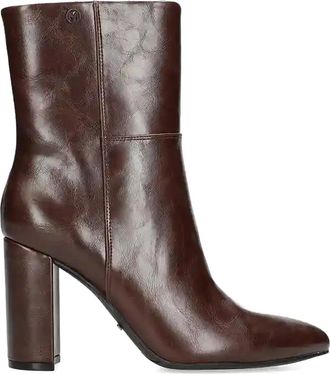 Mexx pointed block-heel boots - Red