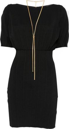 Elisabetta Franchi Open-back Mini Dress