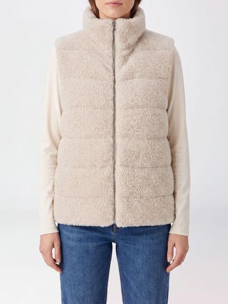 Herno Padded Quilted Nylon and Fleece Gilet with High Neck