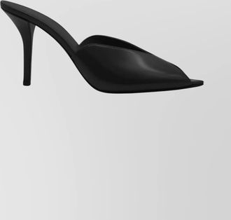 Gia Borghini open toe heeled sandal with refined shape