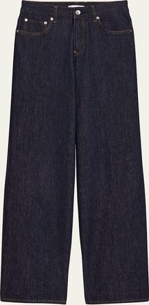 Helmut Lang Wardrobe Relaxed Straight-Leg Denim Jeans