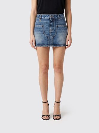 Amiri Denim Mini Skirt