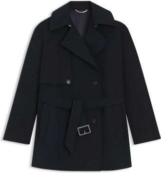 BOSS Belted trench coat in cotton