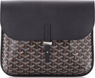 Goyard Coursier Messenger Bag Coated Canvas and Leather
