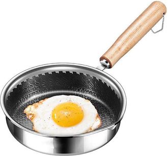 OEM Sart&eacute;n - Mini Sart&eacute;n Antiadherente - 13 Cm - Sart&eacute;n De Acero Inoxidable Para Huevos - Apta Para Gas E Inducci&oacute;n - Perfecta Para