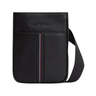 Tommy Hilfiger Messenger Bags, male, Black, Size: ONE SIZE Th Central Mini Crossover