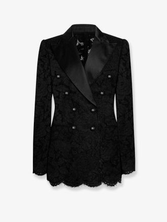 Dolce & Gabbana Blazer doppiopetto in pizzo - DOLCE & GABBANA - gender_Woman