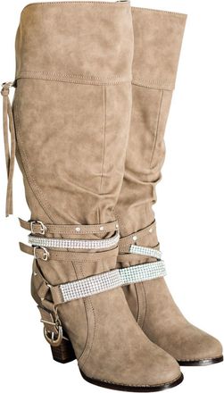 Not Rated Womens Stacey Boots In Taupe