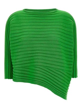 Issey Miyake Cotton Cashmere Knit Top