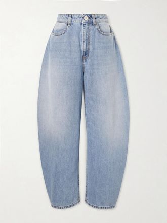 R&oacute;he Jeans Barrel A Vita Alta - Blu