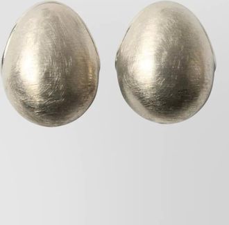 Jacquemus grapevine sculptural earrings brushed metal