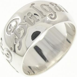 Bulgari Silver 925 Band Ring (Pre-Owned)