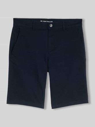 Tom Tailor Regular Fit Bermuda aus reiner Baumwolle in Marine, Gr&ouml;&szlig;e 30
