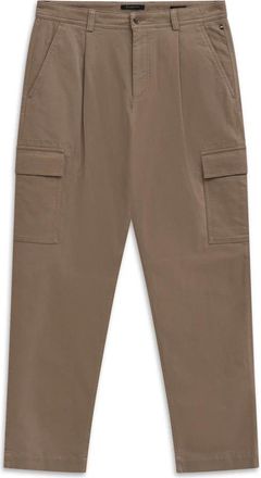 Bugatti Cargo Broek Tapered Fit met Zachte Touch - Heren - Straight fit broeken - Bruin - W34 L34 - Katoen - Broeken