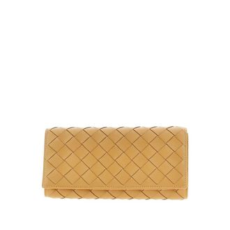Bottega Veneta Leather wallet with Intrecciato motif Woman One Size