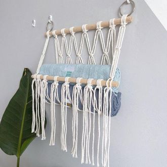 OEM Estante Colgante Para Peluches, Estante Sencillo, Perchero De Malla Tejida De 38 Cm De Ancho, Salas De Estar Y Dormitorios