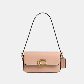 Coach Womens Zoe Shoulder Bag - Beige