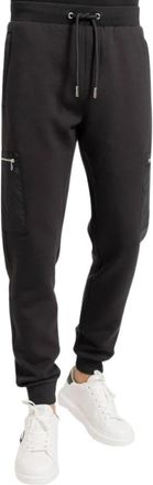 Karl Lagerfeld Trainingsbroeken - Heren - Sweatpants - Zwart - XL - Polyester - Broeken