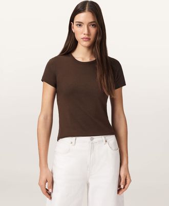 AllSaints Cotton Stevie Slim Fit Short Sleeve T-Shirt, Size: XS