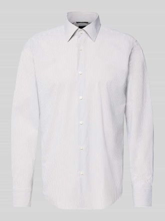 HUGO BOSS Regular Fit Businesshemd mit Kentkragen Modell JOE in Sand, Gr&ouml;&szlig;e 39