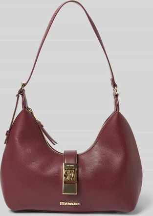Steve Madden Shoulder Bag in Leder-Optik Modell Bovie in Dunkelrot, Gr&ouml;&szlig;e 1