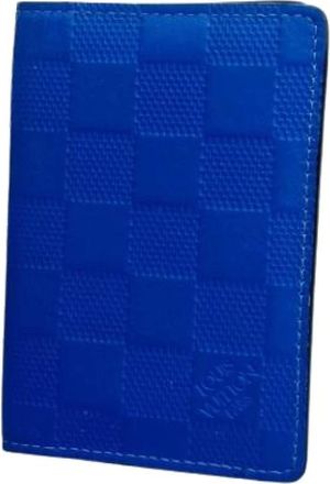 Louis Vuitton Pre-owned Wallets, male, Blue, Size: ONE SIZE Pre-owned Card Case