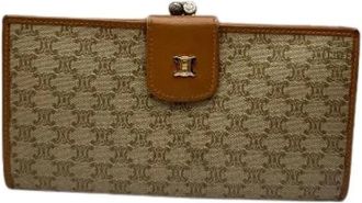 Celine Pre-owned Wallets, female, Beige, Size: ONE SIZE Pre-owned Vintage Wallet