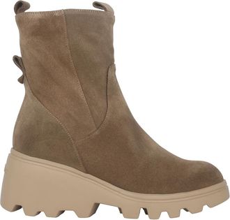 Wonders Leeds Dameslaars - Dames - Enkellaarsjes - Beige - 41 EU - Su&egrave;de - Schoenen