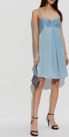 Zadig&Voltaire Rippies Satin Dress, Womens, Blue