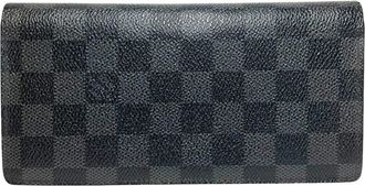 Louis Vuitton Black Long Wallet (Bi-Fold) (Pre-Owned)